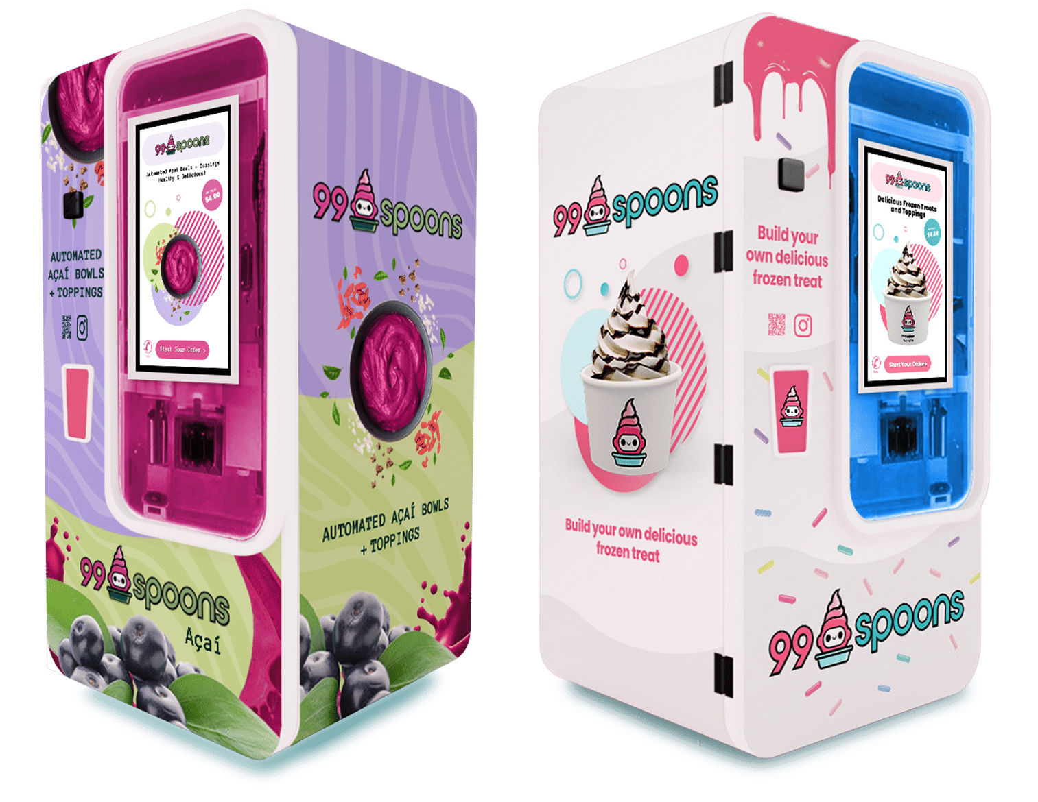 99 Spoons Automated Soft Serve Vending